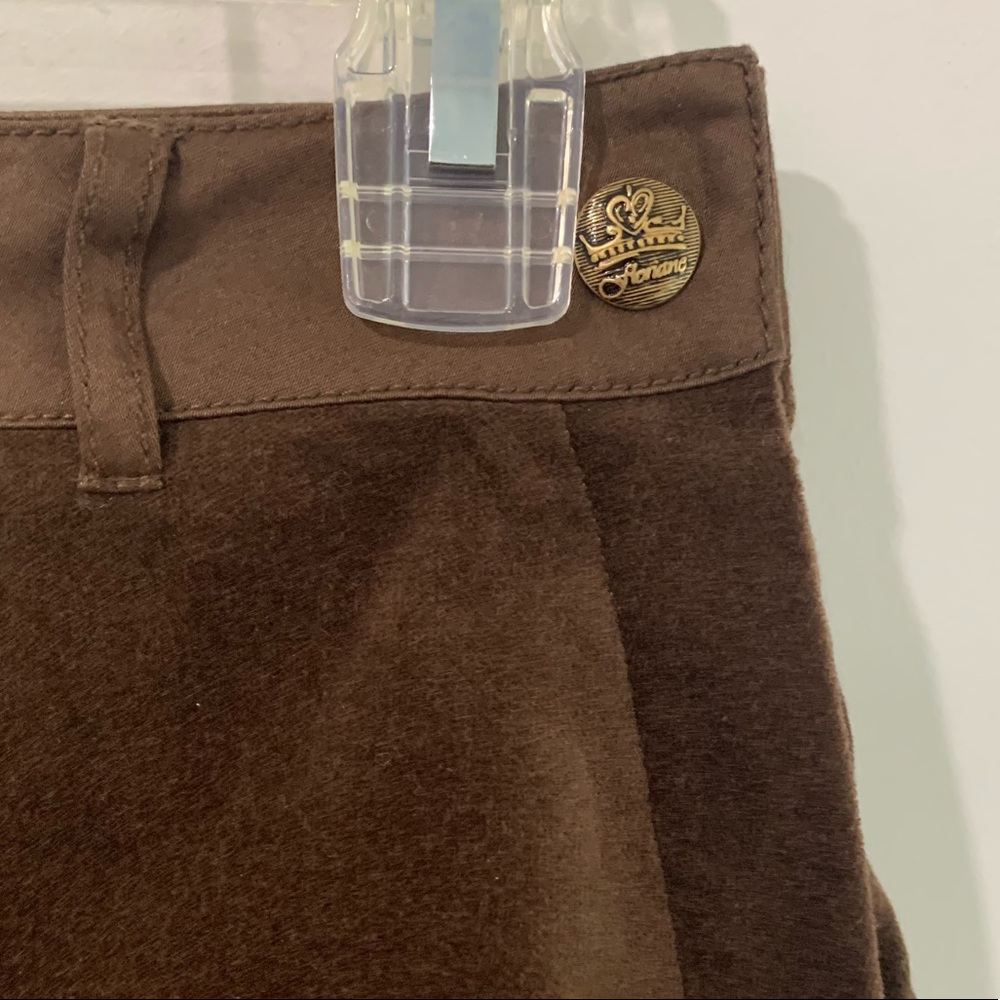 Brown Velvet Skirt - Picture 3 of 7